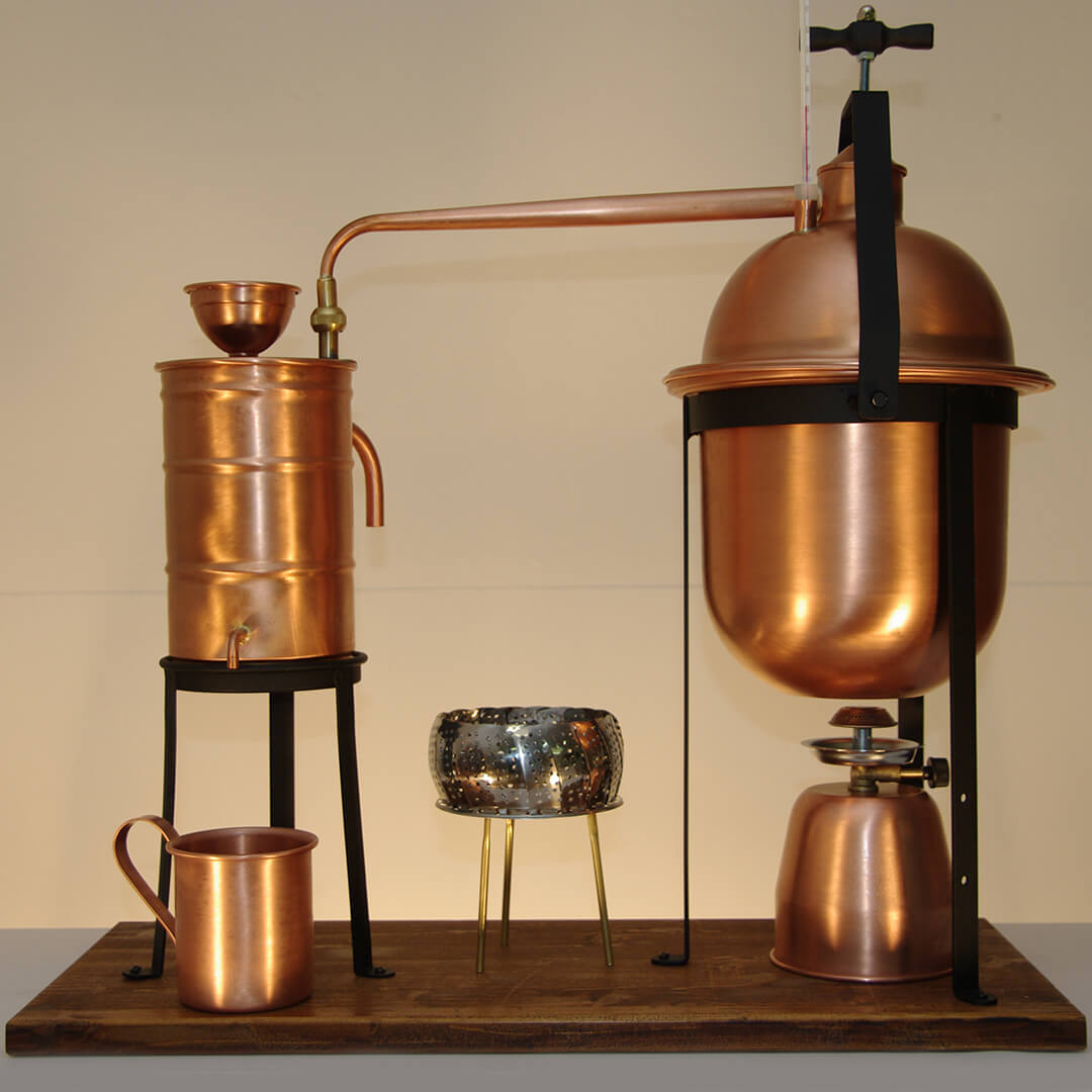 Destillator für ätherische Öle und Alkohol: Destille Deluxe 7.8 Liter