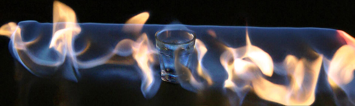 Distilling spirits at home: a burning spirit